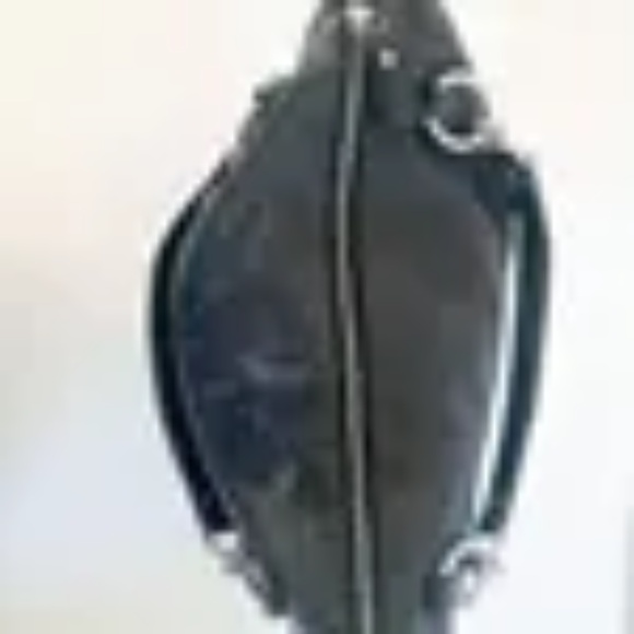 COACH Kristin Black Luxury Leather Large Satchel Bag - Picture 4 of 7